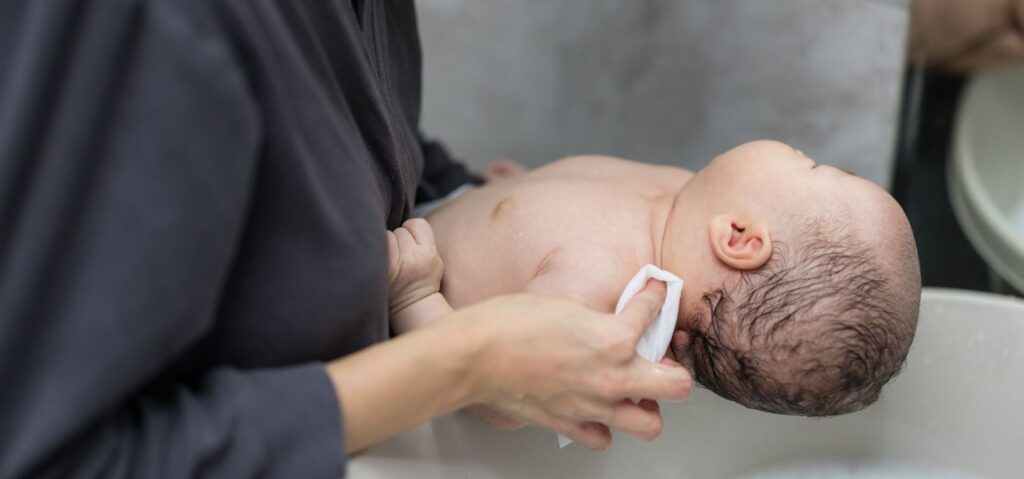 Always Support Your Baby in bath