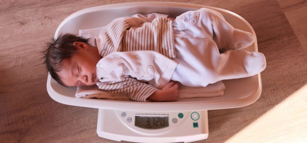 Newborn Weight Gain Chart by Week